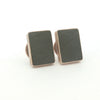 Black Onyx Soldier Cuff Links