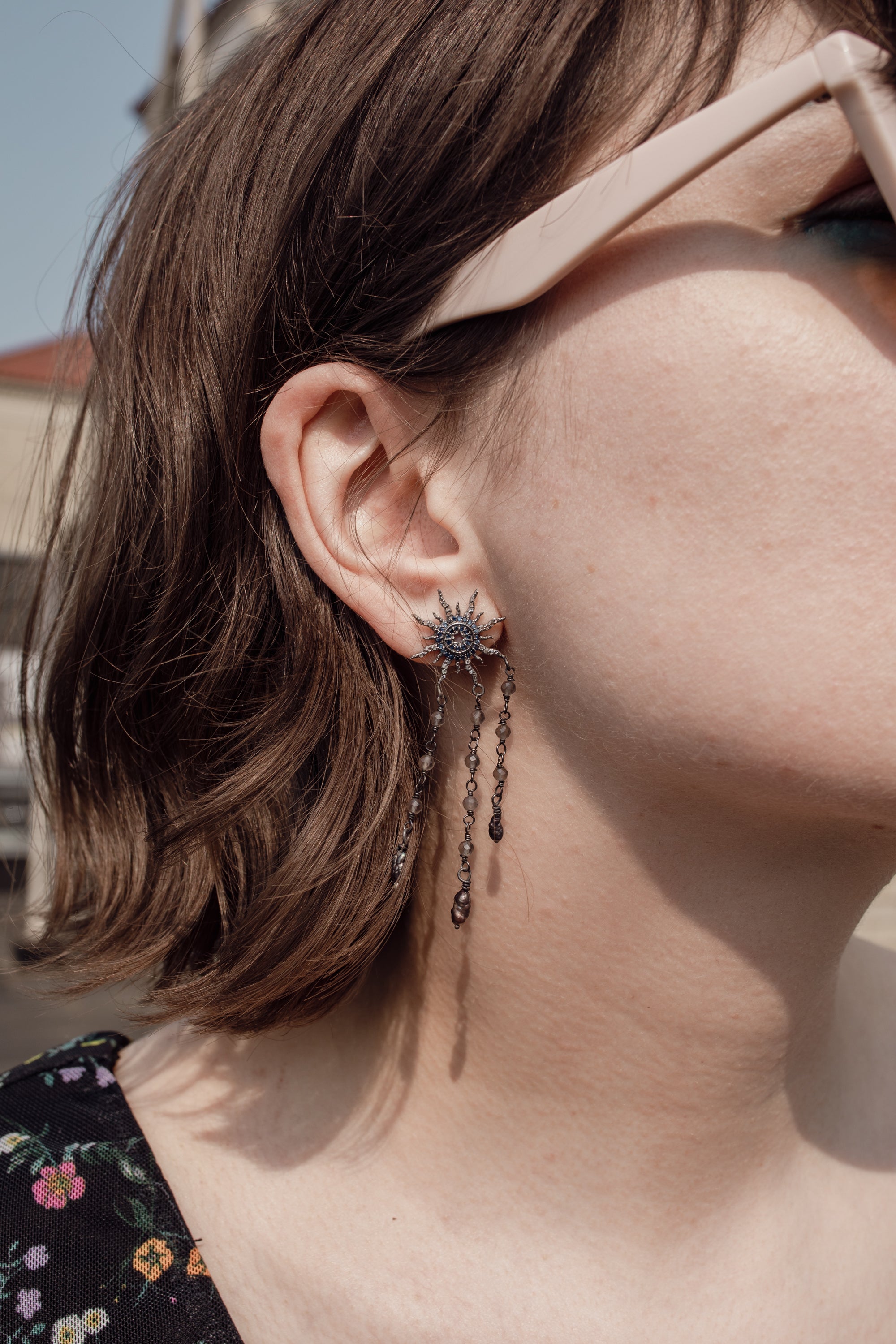 Starburst Fringe Earrings