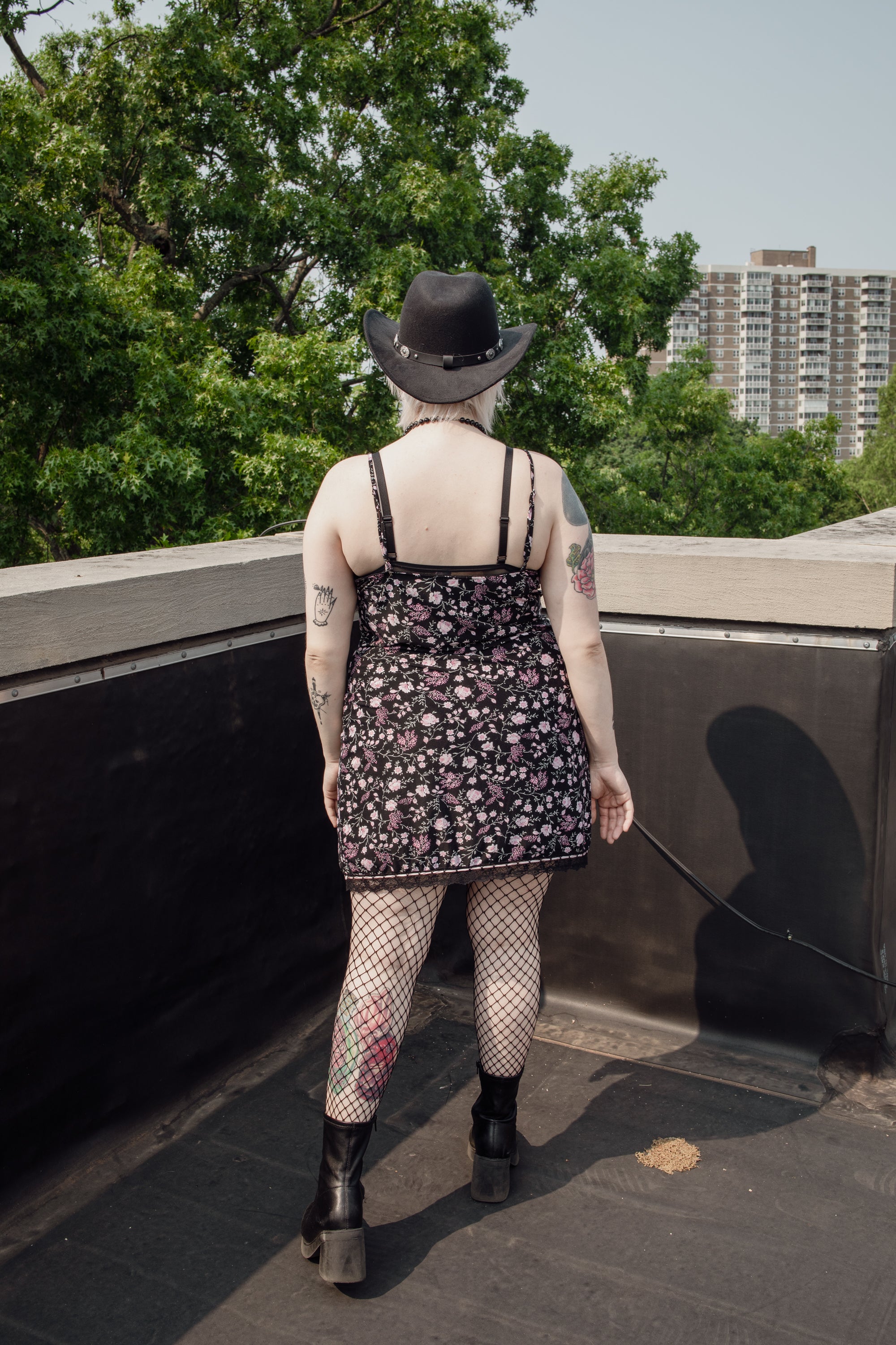 Vintage Floral Slip Dress