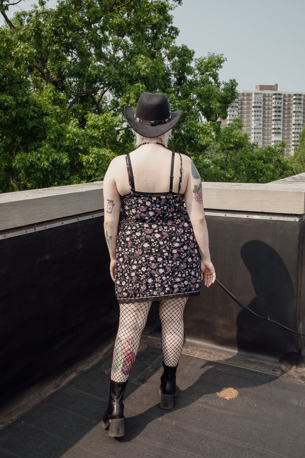 Vintage Floral Slip Dress