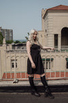 Black Bow Front Cocktail Dress