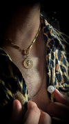 Gold Filled Bar Link Necklace