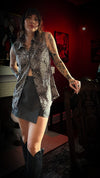 Leopard Print Sleeveless Blouse