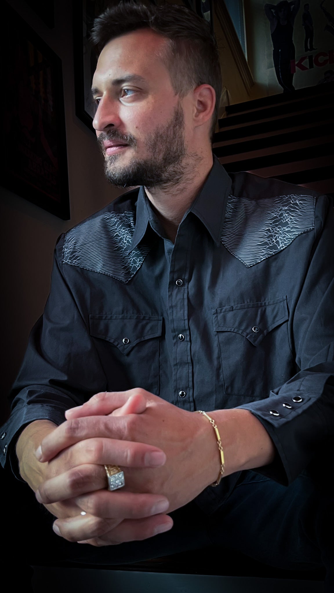 Unknown Pleasures Outlaw Goth Shirt