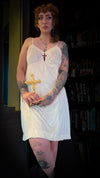 Cream Dagger Slip Dress