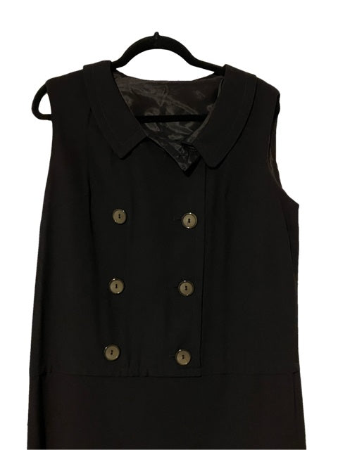 Vintage Black Mod Dress