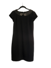 Black Beaded Cocktail Dress
