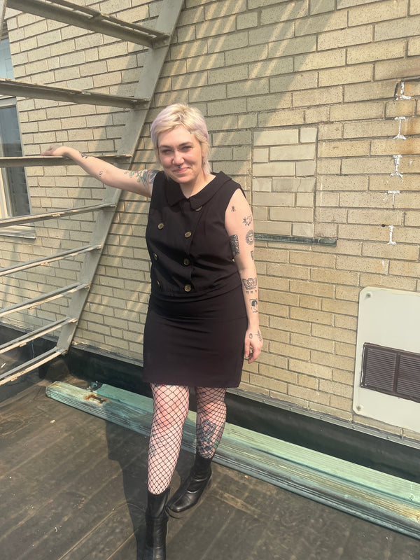 black mod dress Mod Dress