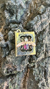 Upcycled Bug Book Charm