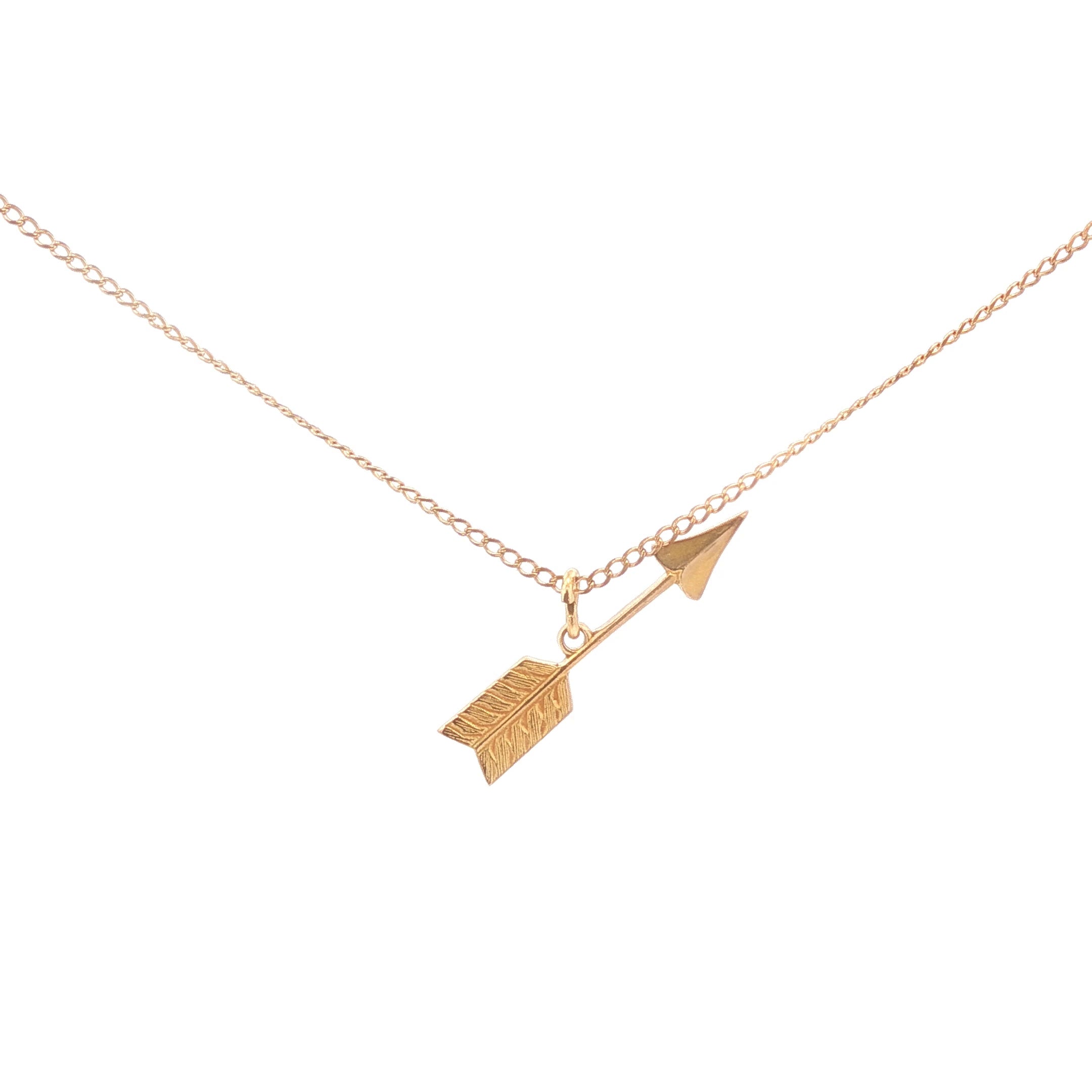 Gold Filled Arrow Pendant on Chain