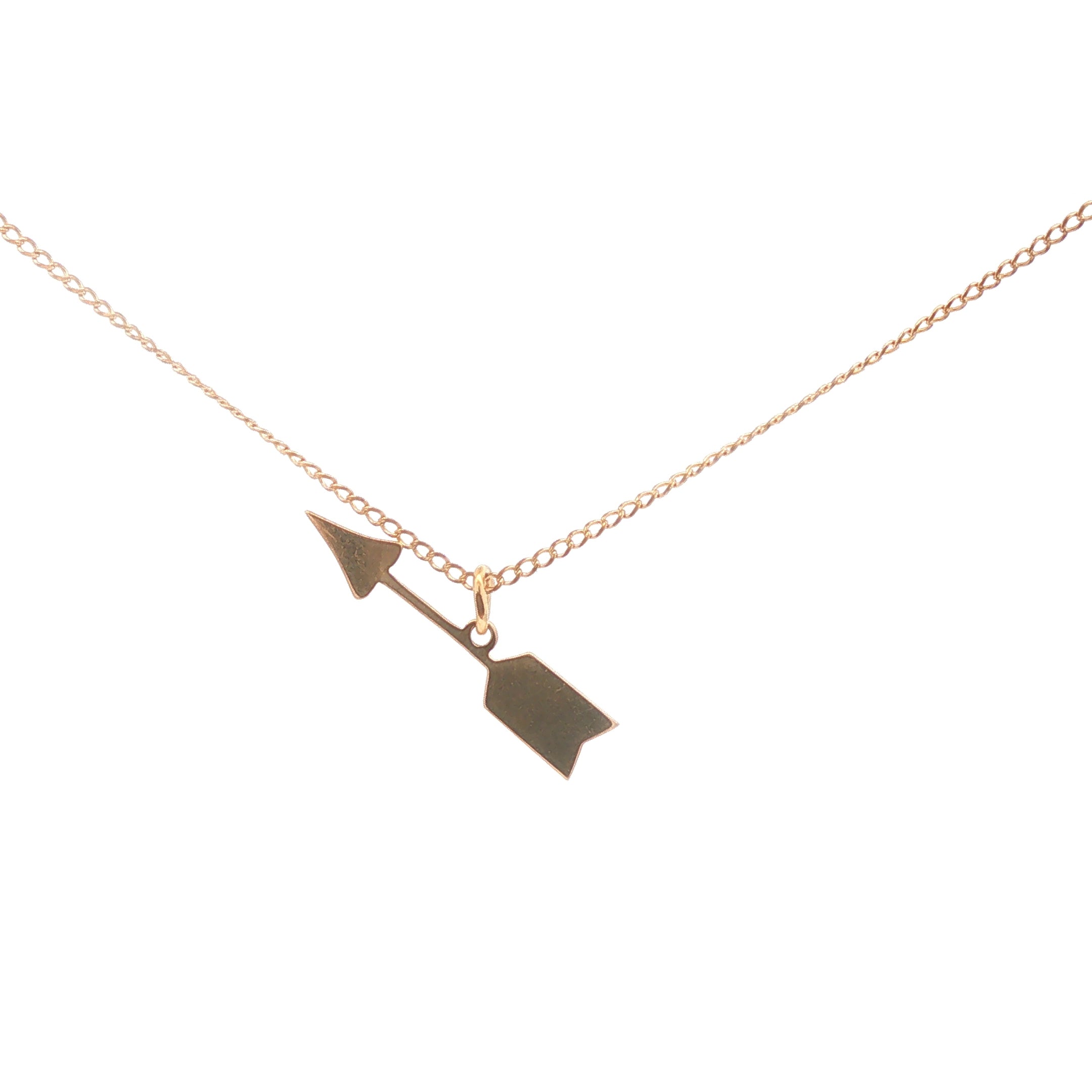 Gold Filled Arrow Pendant on Chain