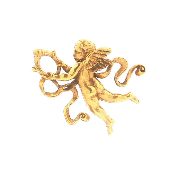 Vintage MMA Cherub Brooch