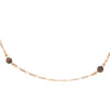 Tiger's Eye Bead Station Necklace
