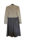 Vintage White and Gray Dress