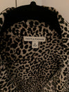 Leopard Print Sleeveless Blouse