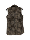 Leopard Print Sleeveless Blouse