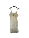 Cream Dagger Slip Dress