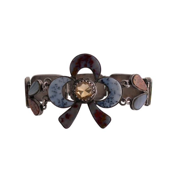 Antique Scottish Agate Bracelet