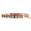 Gold Filled Pearl and Synthetic Sapphire Bangle