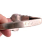 Antique 800 Silver Snake Coil Cuff Bracelet