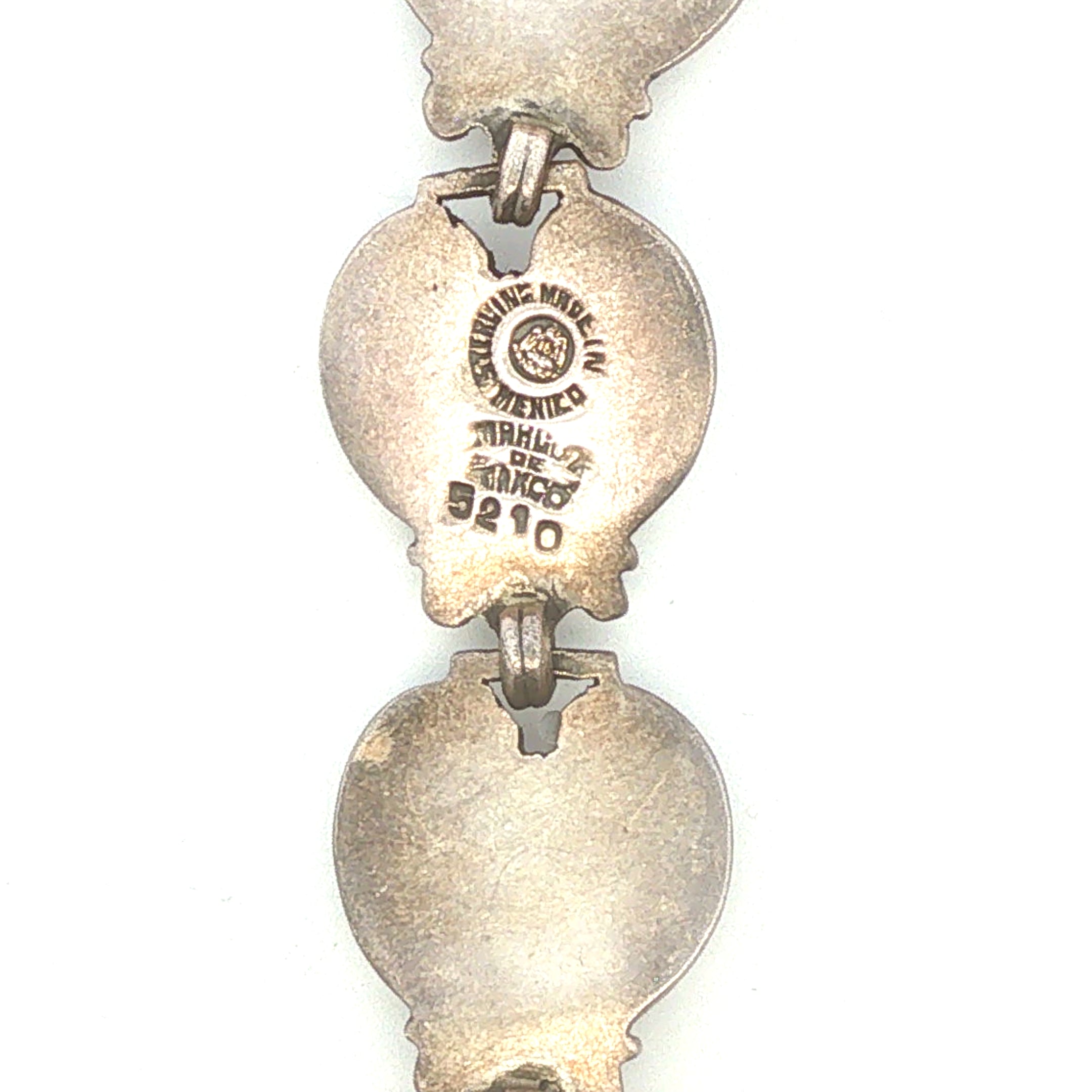 Taxco Sterling Blue Cabochon Bracelet