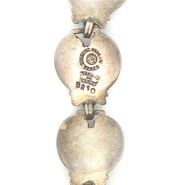 Taxco Sterling Blue Cabochon Bracelet