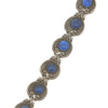 Taxco Sterling Blue Cabochon Bracelet