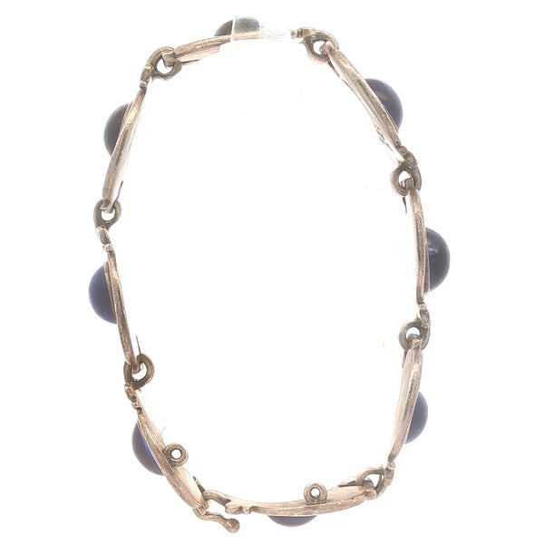 Taxco Sterling Amethyst Bracelet