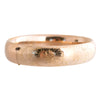 Gold Filled Floral Bangle Bracelet