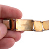 David-Andersen White Enameled Flower Link Bracelet
