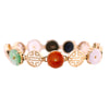 14K Gold Asian Inspired Jade Bracelet
