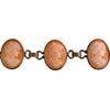 Vintage Cameo Link Bracelet