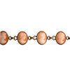 Vintage Cameo Link Bracelet