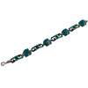 Art Deco Enamel and Glass Bracelet