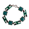 Art Deco Enamel and Glass Bracelet