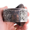 Sterling Silver Carnelian Buckle Bracelet