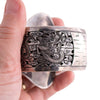 Sterling Silver Carnelian Buckle Bracelet