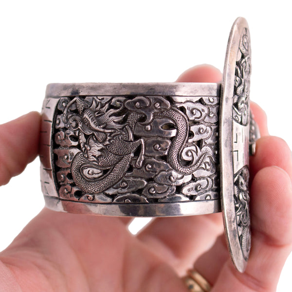 Sterling Silver Carnelian Buckle Bracelet