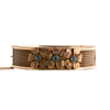 Gold Filled Bangle with Flowers