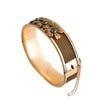 Gold Filled Bangle with Flowers