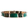 David Andersen Green and Black Enamel Bracelet