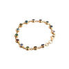 Gold Evil Eye Link Bracelet