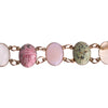 Sterling Gemstone Scarab Bracelet