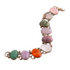Sterling Gemstone Scarab Bracelet