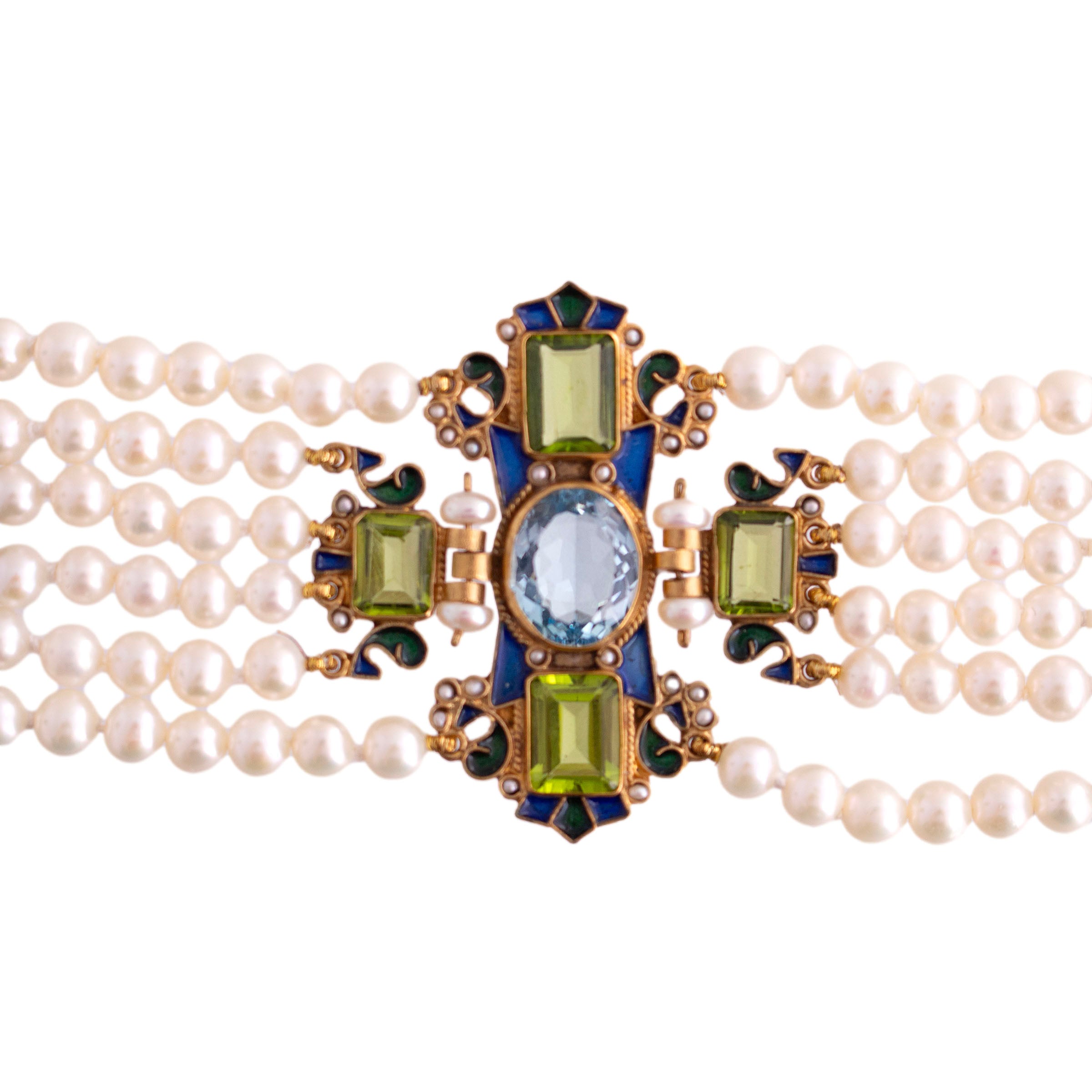 Percossi Papi Multi Row Pearl Bracelet