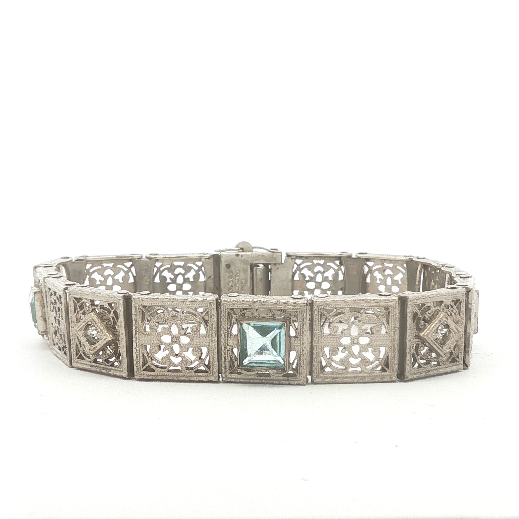 Depression Filigree Link Bracelet