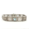 Depression Filigree Link Bracelet