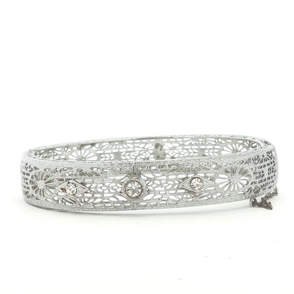 Depression Era Filigree Bangle