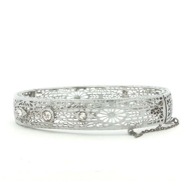 Depression Era Filigree Bangle
