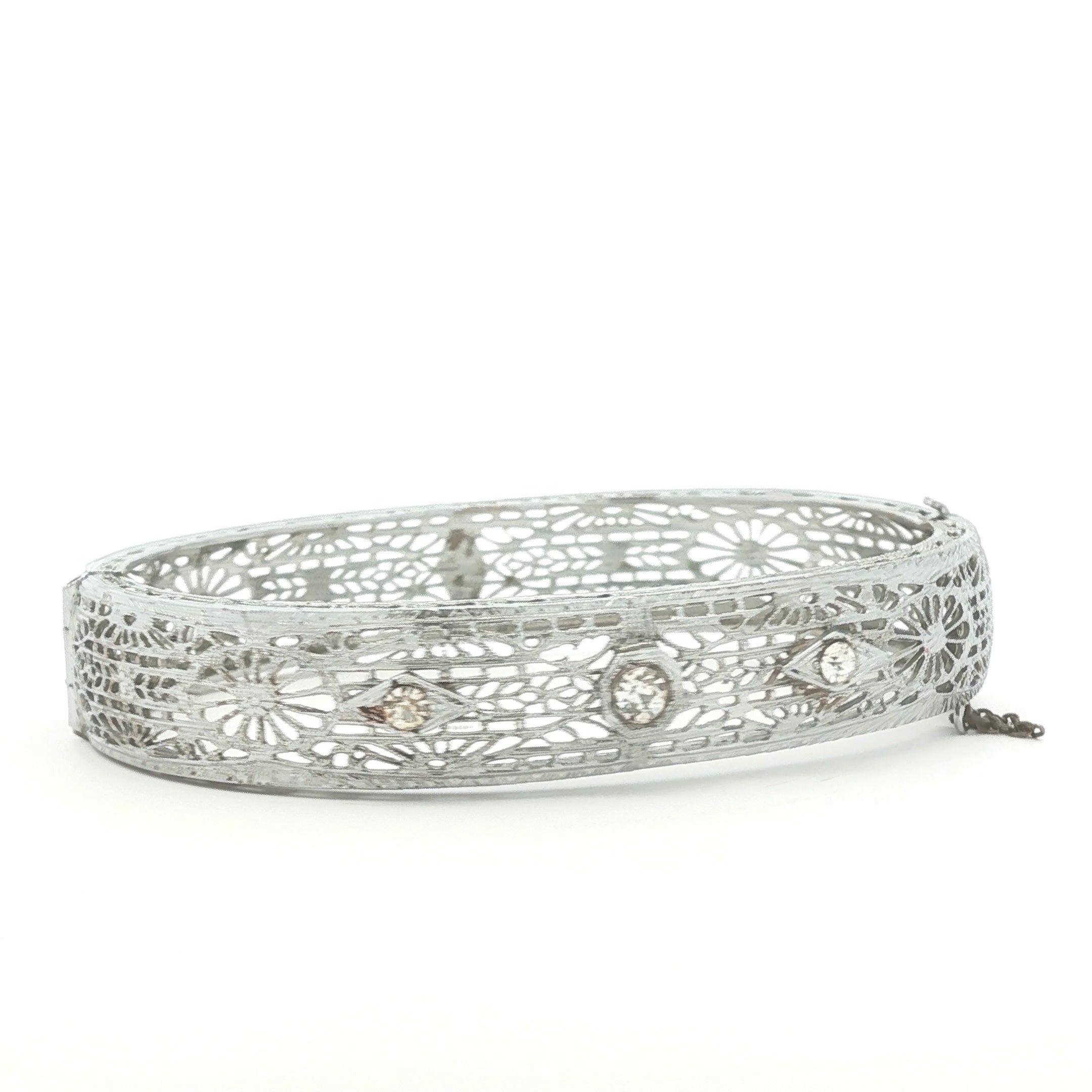 Depression Era Filigree Bangle